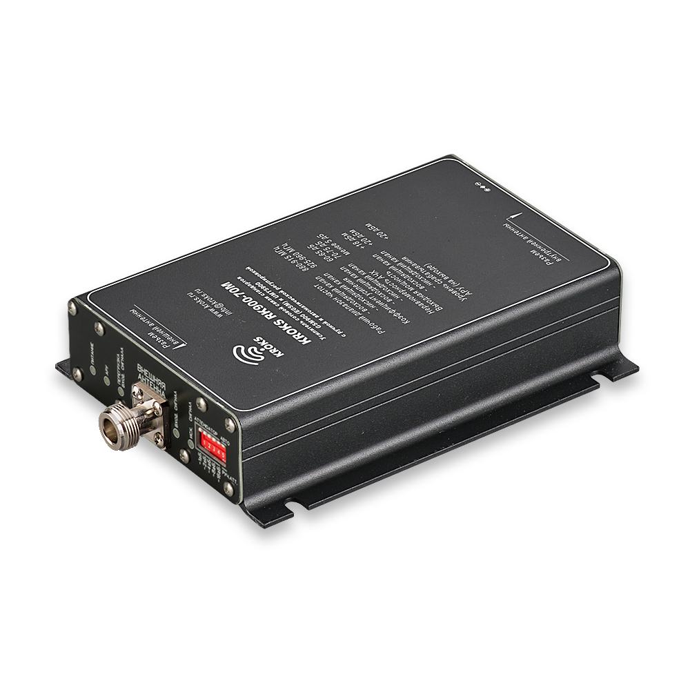 Репитер GSM900, UMTS900, LTE900 сигналов 900 МГц 70 дБ KROKS RK900-70M