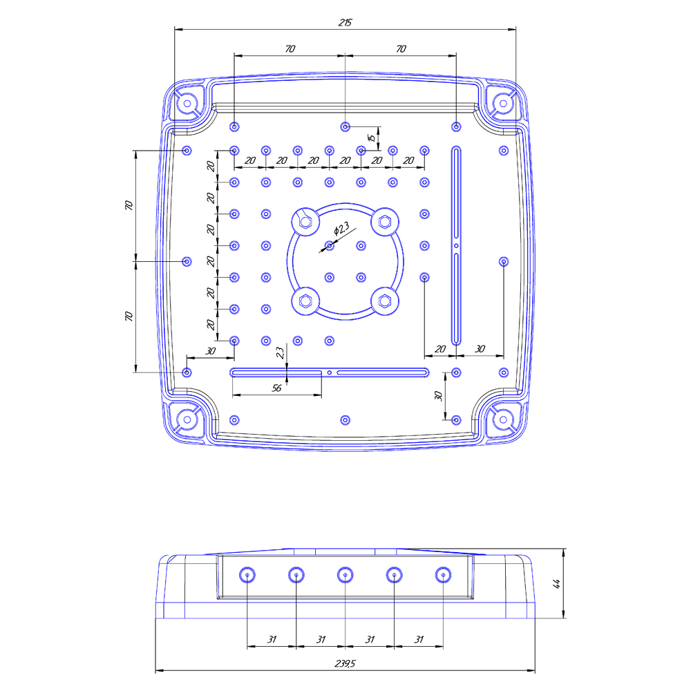 3G/4G MIMO антенна KAA15-1700/2700 U-BOX