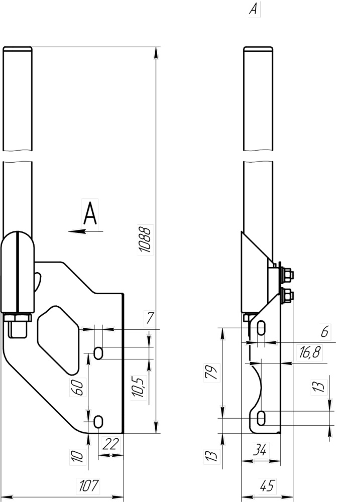 KC10-2400/5000 двухдиапазонная всенаправленная WiFi антенна 2.4/5 ГГц 10 дБи