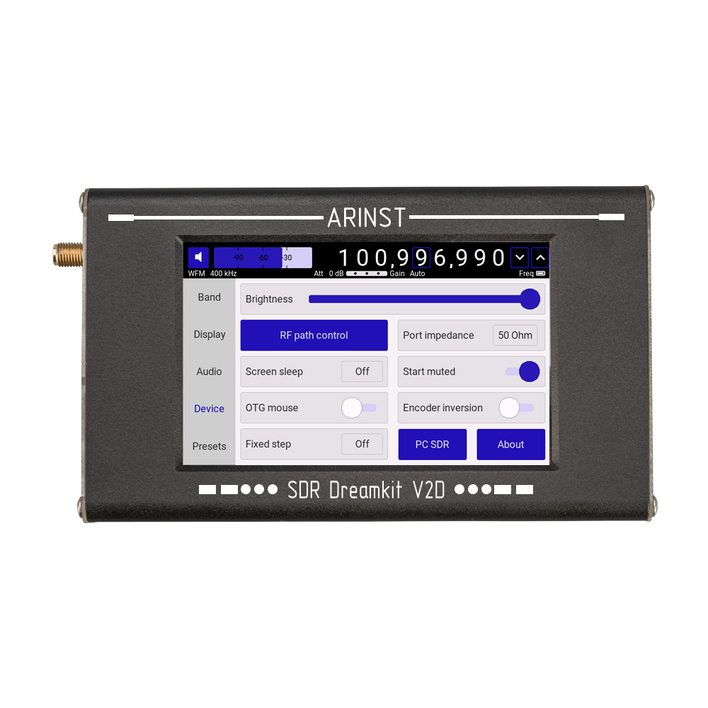 ARINST SDR Dreamkit V2D портативный радиоприемник