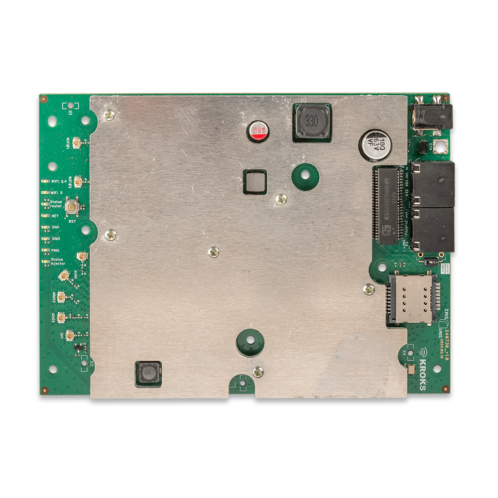 Kroks Rt-Brd m12-G гигабитный роутер с модемом LTE cat.12 для установки в гермобокс