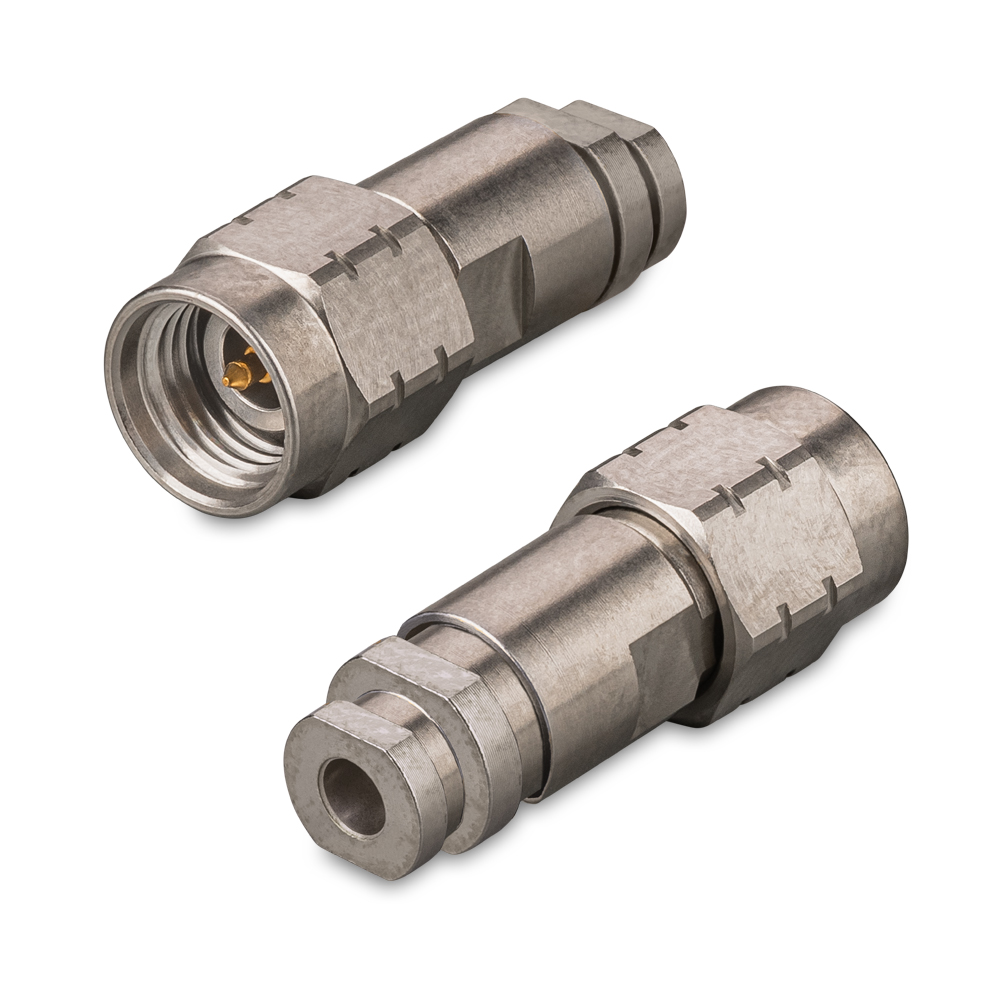 Разъем 2.92mm (male) на полужесткий кабель RG-405, прижимной до 40 ГГц, rev.T