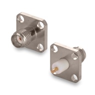 Разъем SMA(female) фланцевый, до 18 ГГц, rev.Y