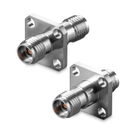 Переходник SMA(female) - SMA(female), фланцевый, удлиненный, до 18 ГГц, rev.Y