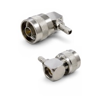 Разъем N(male) на кабели RG-142/RG-223/RG-58/LMR-200 угловой, обжимной, до 6 ГГц, rev.H