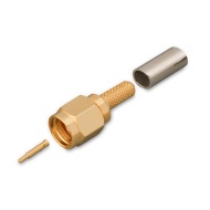 Разъем SMA(male) на кабель RG-174/RG-316/LMR-100, обжимной, до 6 ГГц, rev.H